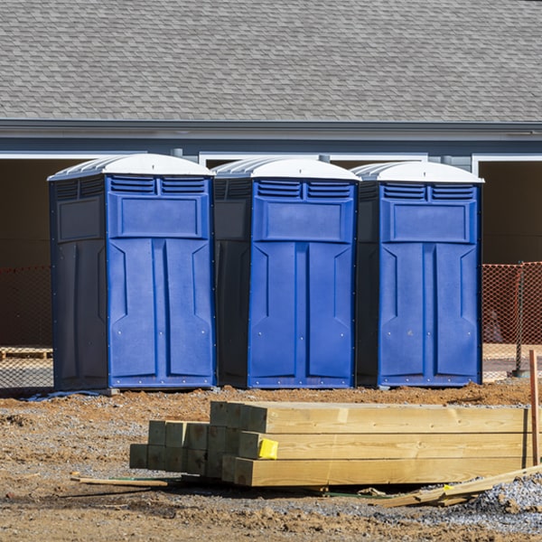 what is the cost difference between standard and deluxe porta potty rentals in Hayes